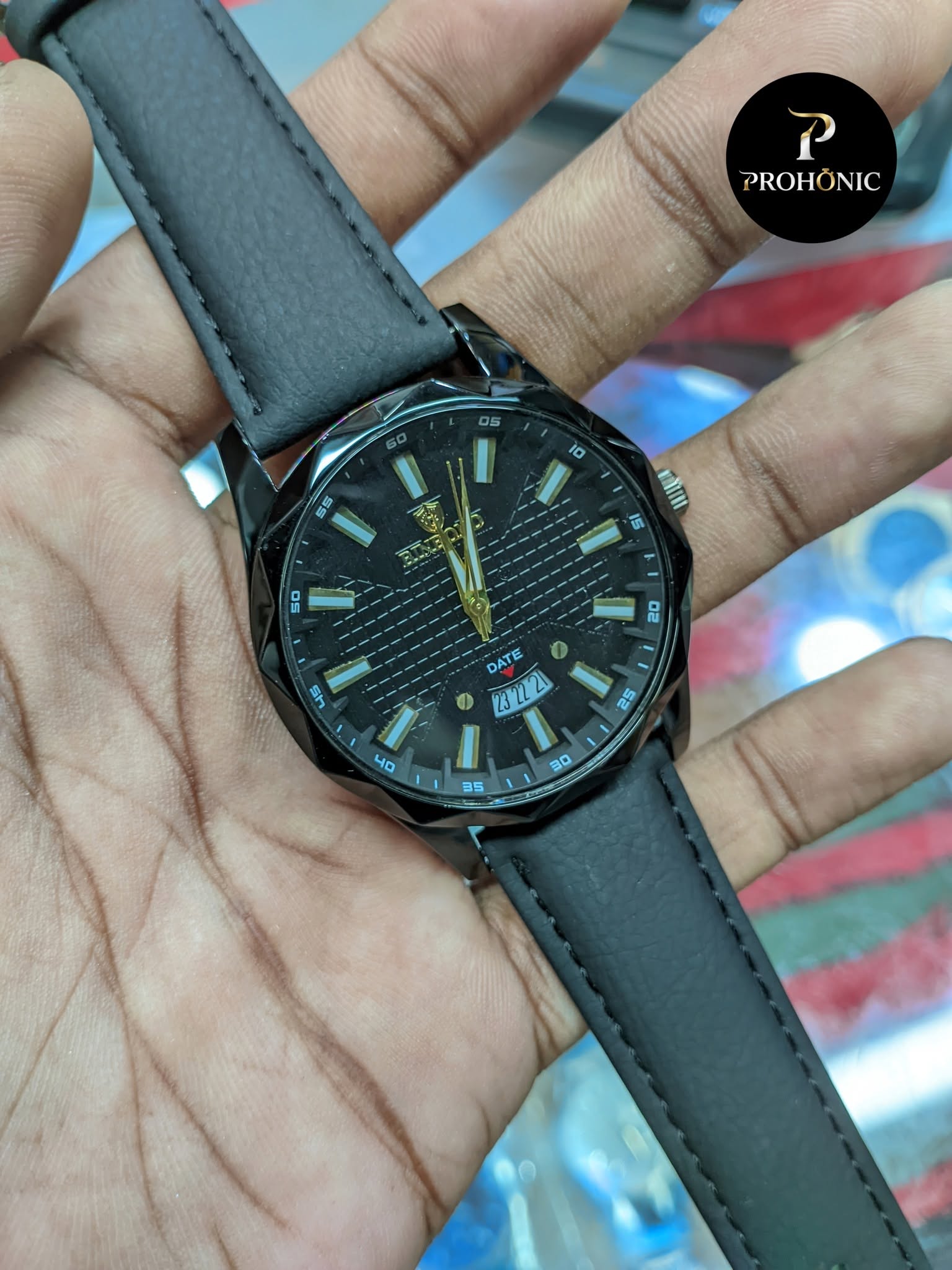 BINBOND Premium Leather Watch